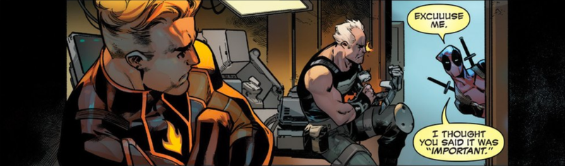 Illustration for article titled Deadpool Asks the Important Questions
